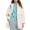 FILA Puffer Jacket Women's Mist Lotus White F11W414904F-IV