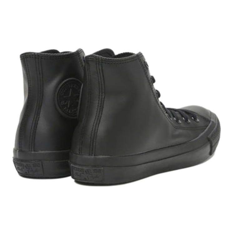 Converse All Star Leather Comfortable Shock Absorbing Durable High Top Skate Shoes Unisex Sneakers Black 32044997