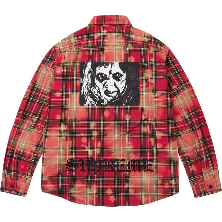 Supreme The Exorcist Flannel Shirt Red L