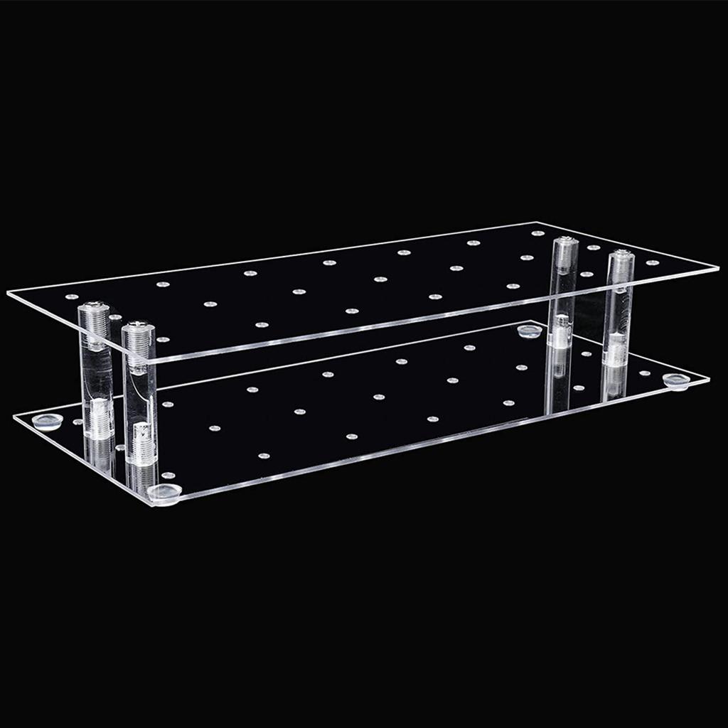 Acrylic Cake Pop Display Stand, 20/21 Hole Clear Lollipop Holder for Weddings Christmas Birthday Parties Halloween Candy Decor