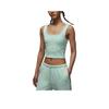 Comfortable Stylish Simple Versatile Slim Fit Tank Top Women Tops Blue-Green HJ0026-357