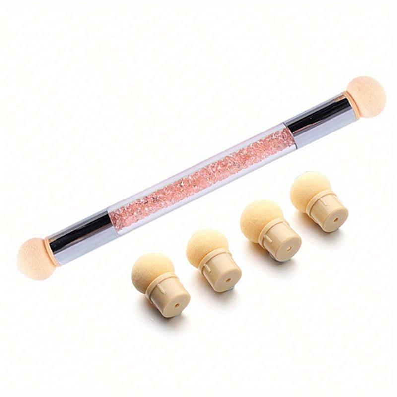 Double Head Nail Art Sponge Gradient Pen With Replacement Heads