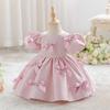 European-American Style Girls' Princess Party Dress: Formal Gown for Banquet, Fashion Show, Performance, and Evening Events.