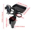Phone Holder Stand Car Accesories Car Cup Holder 360 Degree Rotation Drink Holder Car Food Table Car Tray Table