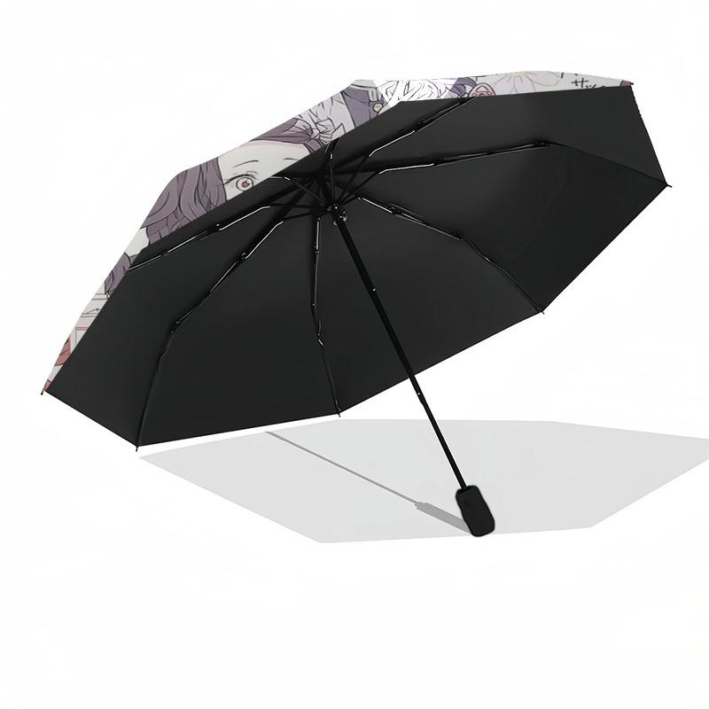 1pc Anime Characters Automatic Opening Folding Umbrella - 8 Bone Iron Frame, Suitable for Fans, Travel, Daily Use, Gift for Festivals.U081