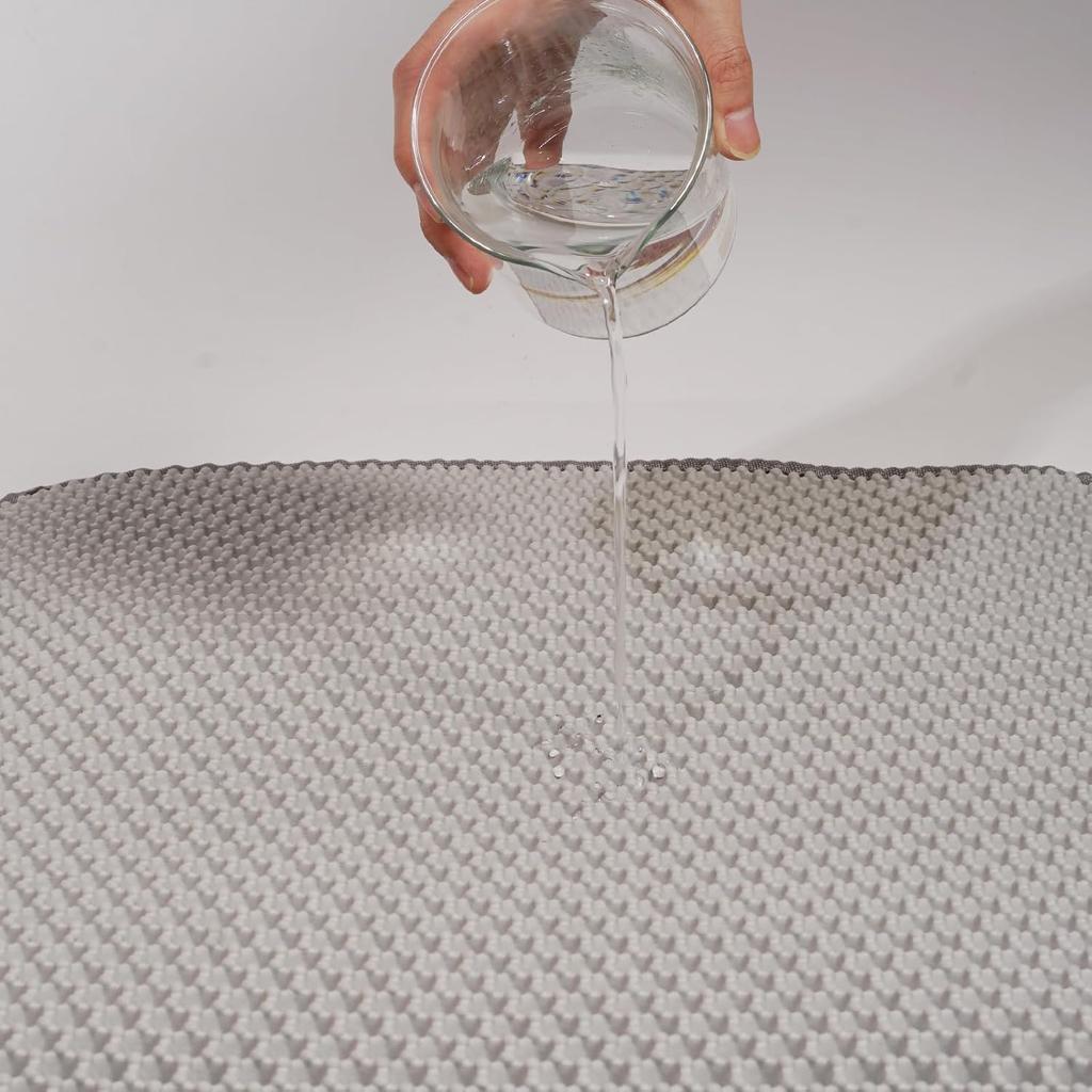 Cat Litter Mat, Honeycomb Cat Litter Mat, Double Layer Waterproof Cat Litter Mat Litter Trapping Mat, Prevents Cat Litter Scattering, Easy to