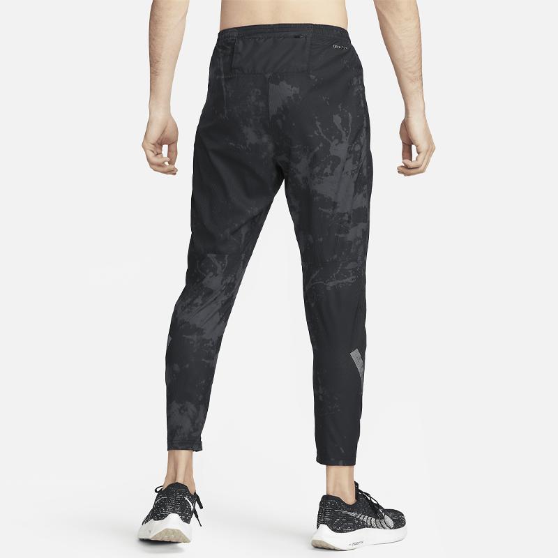 Nike Solid Color Logo Drawstring Sports Pants Men Bottoms Black DX0850-010