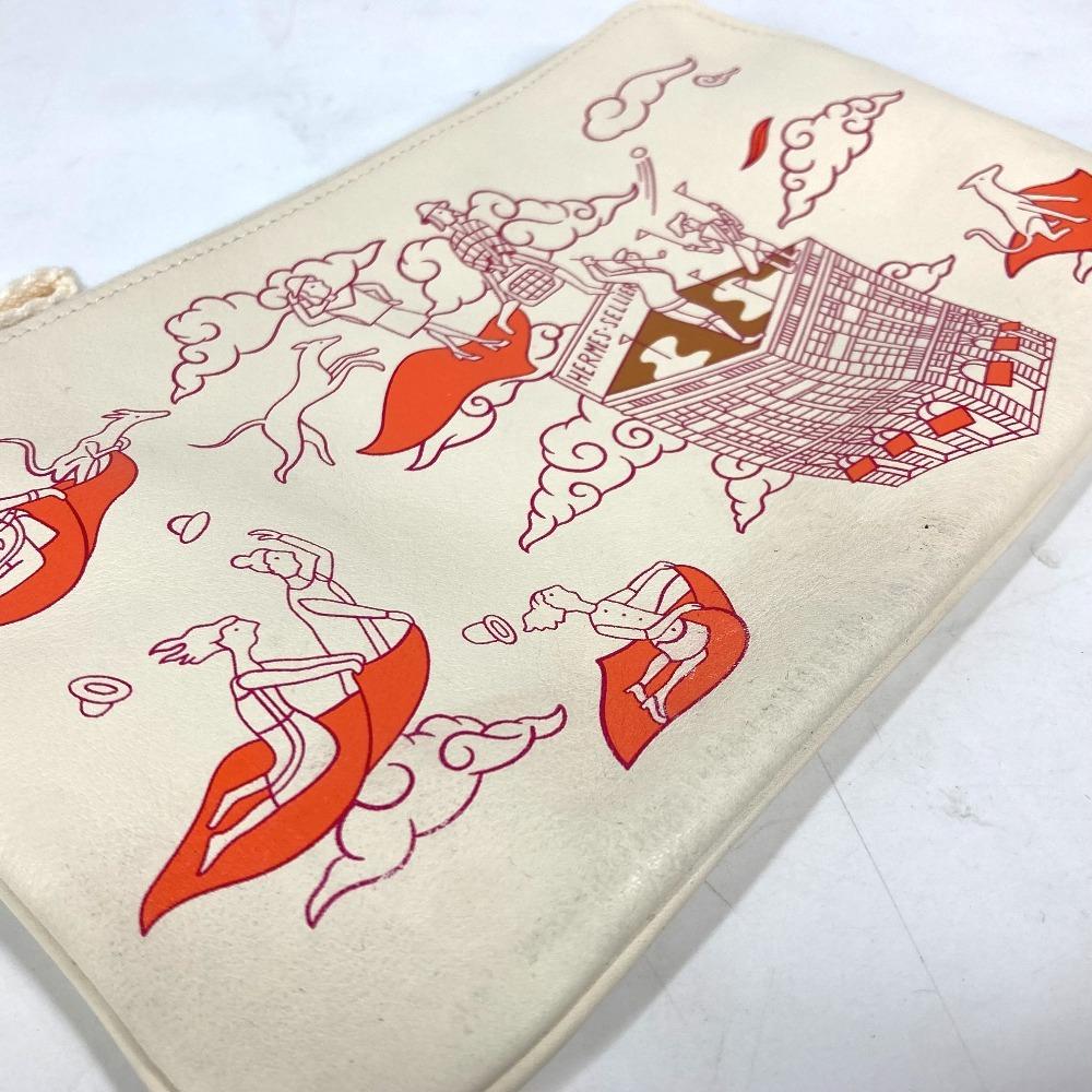 HERMES Carre pocket long Accessory case Flat pouch Bag Clutch bag Pouch