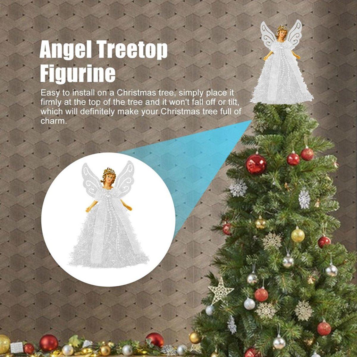 

BHBL Christmas Statue Pendant Christmas Flying Angel Fairy Statue Holiday Decorations белый