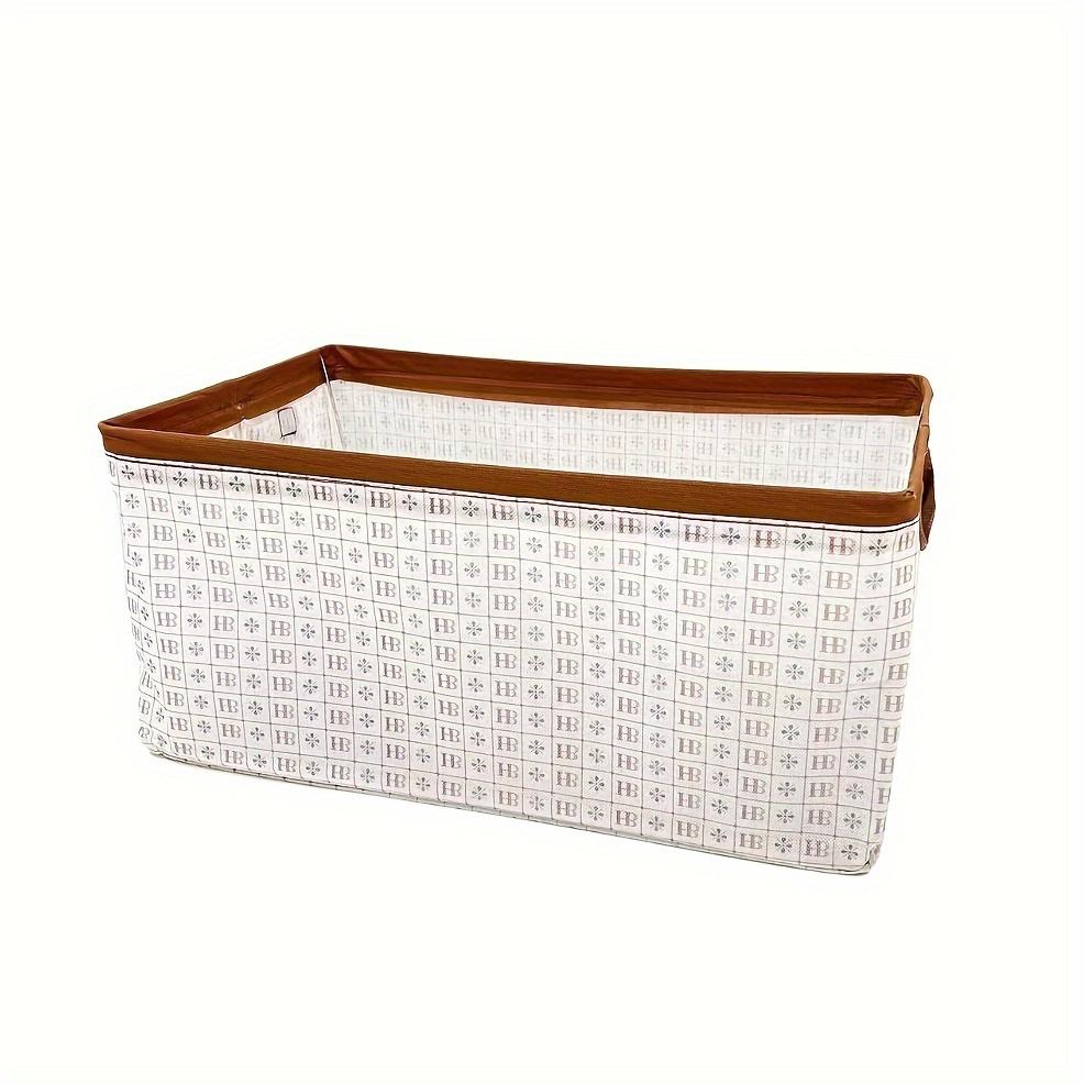4pcs Clothing Storage Box Large Capacity Closet Clothes Storage Box Thickened Fabric Desktop Storage Box Clothing Household 4pcs