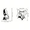 Black Modern Female Silhouette Metal Wall Art Wrought Iron Line Bedroom Decor Unique Gift