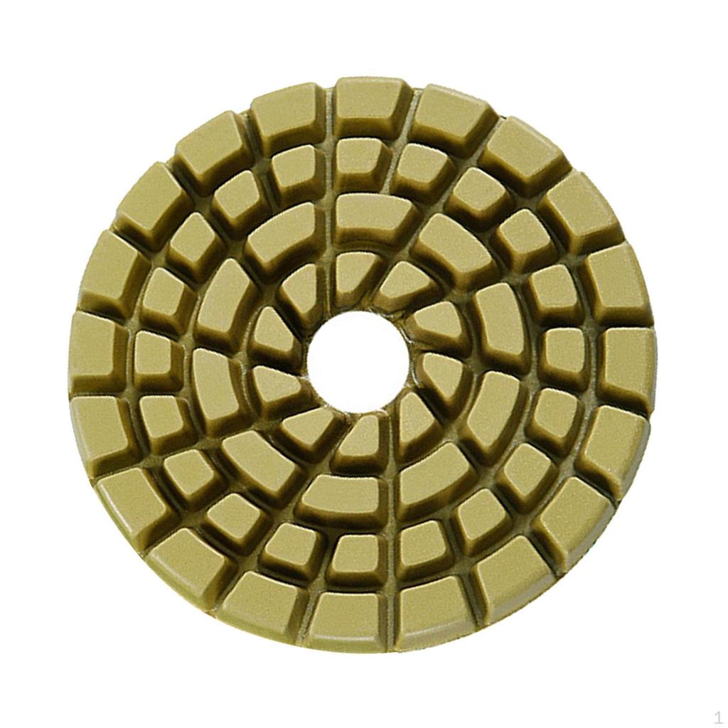 Diamond Polishing Pads 4 inch Grinding Discs Easy Installation suits Grinder Polisher for Countertop