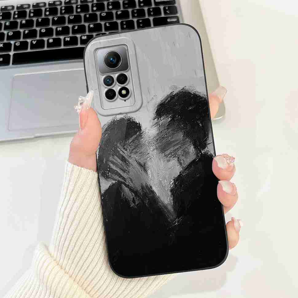 For Xiaomi Redmi Note 12 Pro 4G Case Colorful Painted Cover Soft Slim Phone Case For Redmi Note12 Pro 12Pro 4G Back Cover Capa