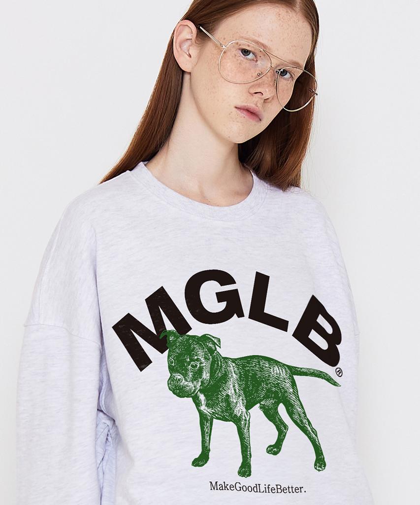MATCHGLOBE Puppy Sweatshirt (Light Melange)