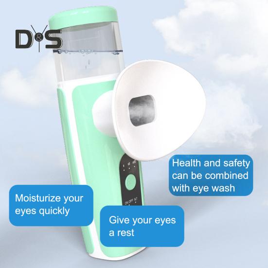 Portable Eye Moisturizer Mist Steamer Heated Eye Masque for Dry Eye Relief Gentle Mini Hydrating Sprayer