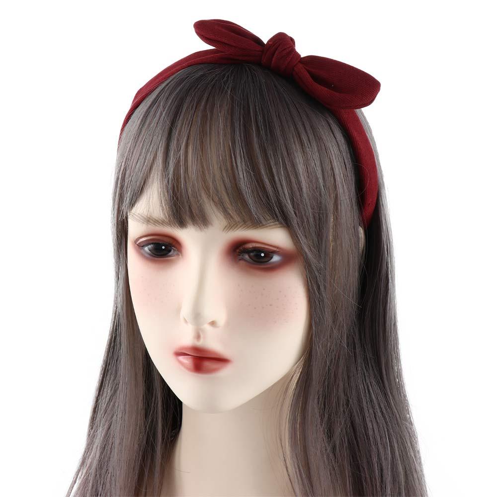 Velvet Bow Headwear Hair Accessories Bow Hair Hoop Bow Hair Band Korean Headbands Head Hoop