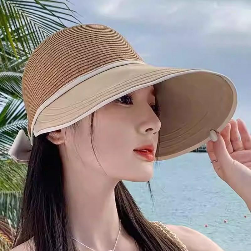 Fashionable Women's 2024 New Duck Tongue Hat With Wide Brim Sun Hat For Spring And Summer Uv Protection