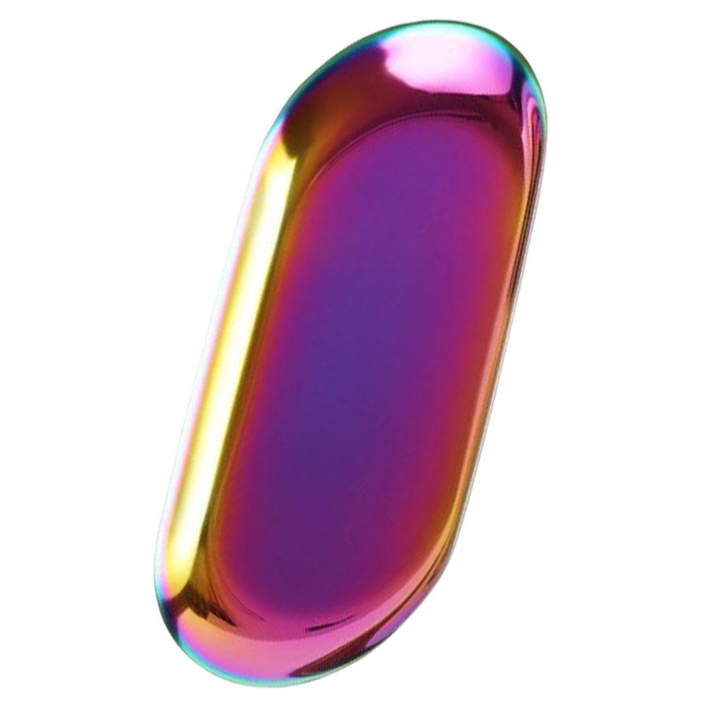 

Поднос овальной формы в скандинавском стиле, золотые подносы, нержавеющая сталь, настольный, небольшой держатель для тарелок, кухонный орнамент для дома