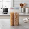 Sealed Food Storage Container Dustproof Divided Food Storage Container Multi-Compartment Pantry Canister Large Capacity