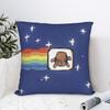 Bad Square Pillow Cases Bunny Cushion Cover Novelty Polyester Decor Pillowcase for Bed Xcm