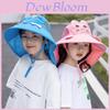 Childrens Summer Sun Hat With Large Brim For Outdoor Beach And Travel Protection
