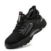 Herren Mode atmungsaktive Stahlkappe Schuhe Air-Mesh Sommer Arbeitsstiefel Außenbereich Arbeiter Sicherheit Sneaker Sicherheitsschuhe schützen