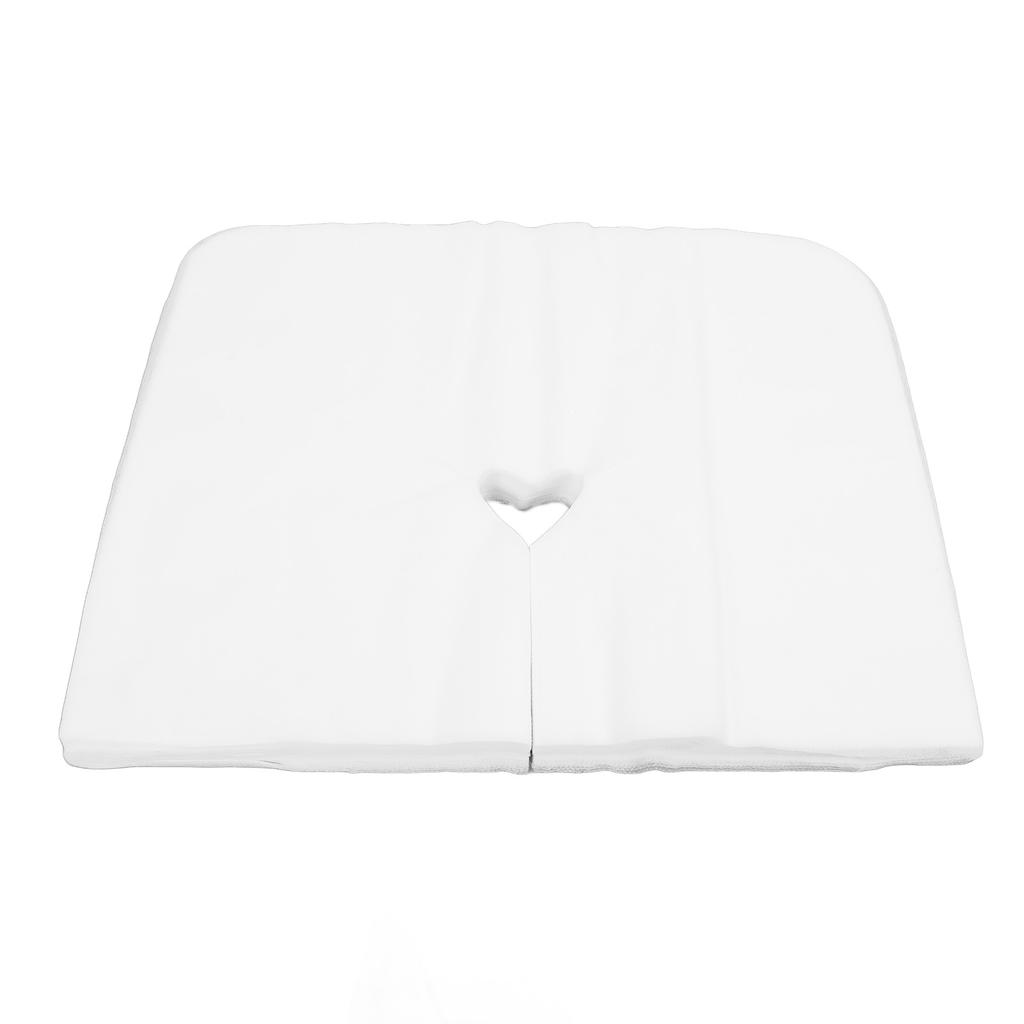200Pcs Massage Face Cover Disposable Comfortable Headrest Covers Fabric White for Home Salon