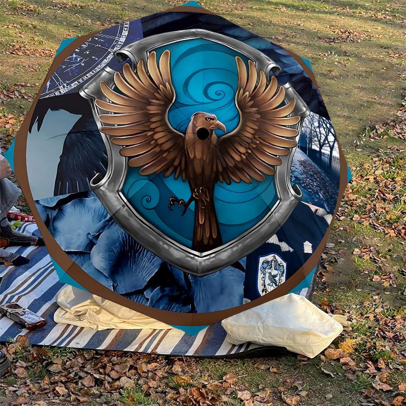 1PC Eagle Shield Umbrella-8-Rib Reinforced, Automatic Open, Lightweight & Durable, Cute Fashion Accessory for Outdoor, D2697