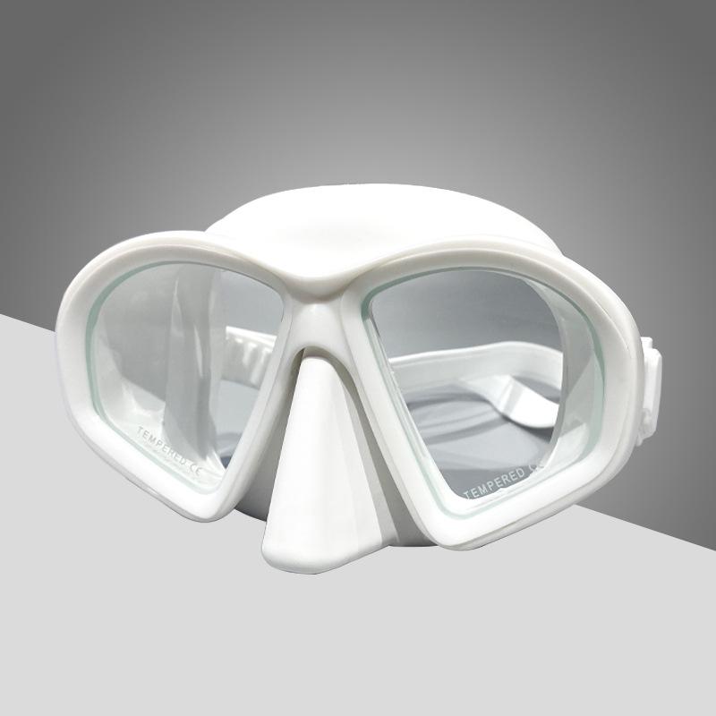 Adult Diving Mask with Tempered Glass and Silicone Seal