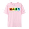 Eat Sleep Fish Repeat T-shirt Print Combed cotton Comics Tops Shirts Slim Fit  T Shirts Luxury Clothing