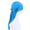 Unisex Adult Satin Long Tail Doo Rag Durag Bandanas Cap Pirate Hat Turban Men Hip Hop Headband Biker Headwrap Women Headwear