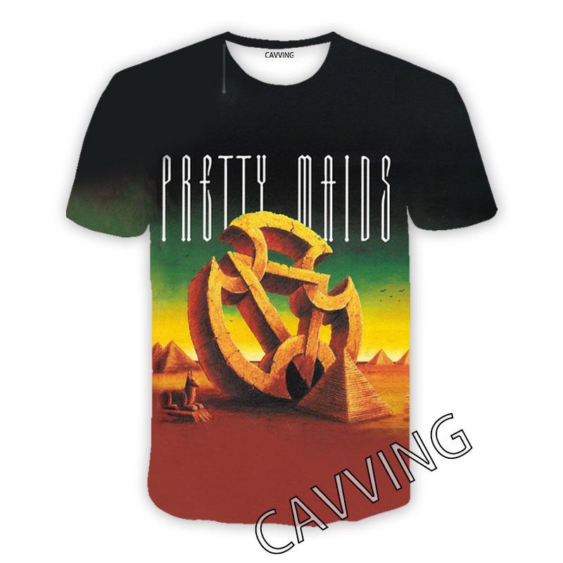New Fashion Women/Men's 3D Print  PRETTY MAIDS  Rock  Casual T-shirts  Hip Hop Tshirts Harajuku Styles Tops Clothing