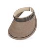Summer Outdoor Travel Sun Hat for Women, Korean Version Grass Woven Hollow Top Hat, Headband, Large Eave Sun Protection Sun Hat