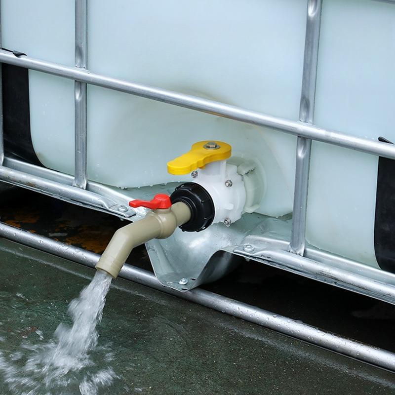 IBC-Tankadapter Wasserwürfelventil Armaturen Gartensprenger Anschluss Schlauchschalter Wasserhähne Hochwertige Ventilverbindungszubehörteile