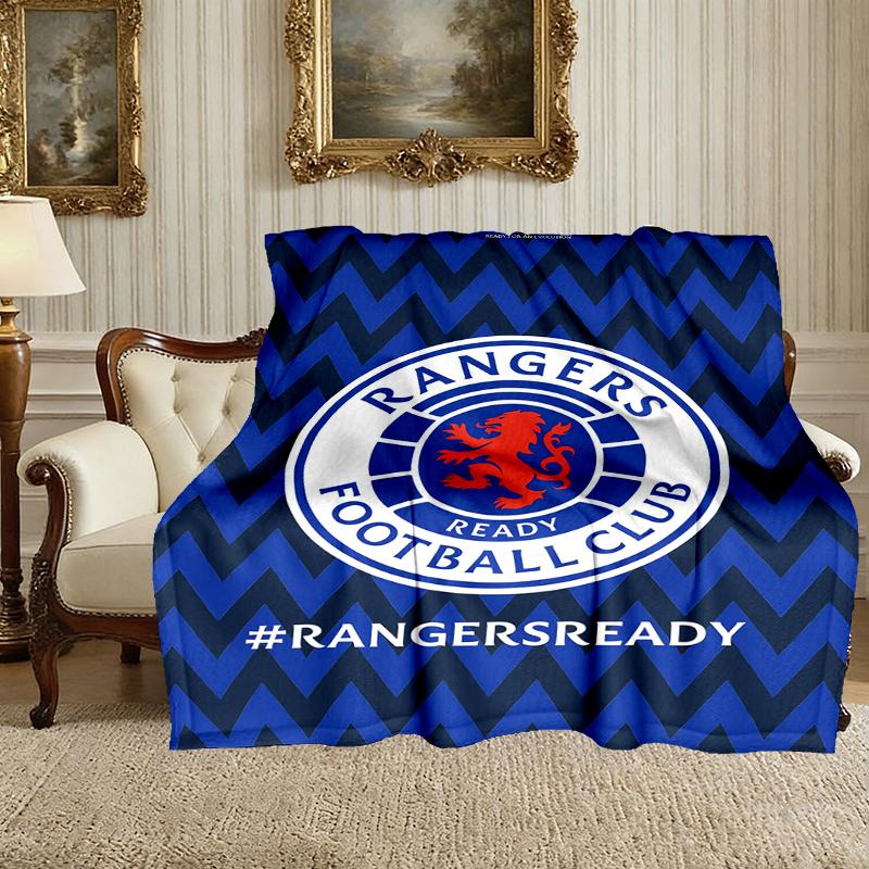 1pc Rangers FC Blanket, Cozy Printed Throw Blanket, A Heartfelt Gift for Your Family and Friends