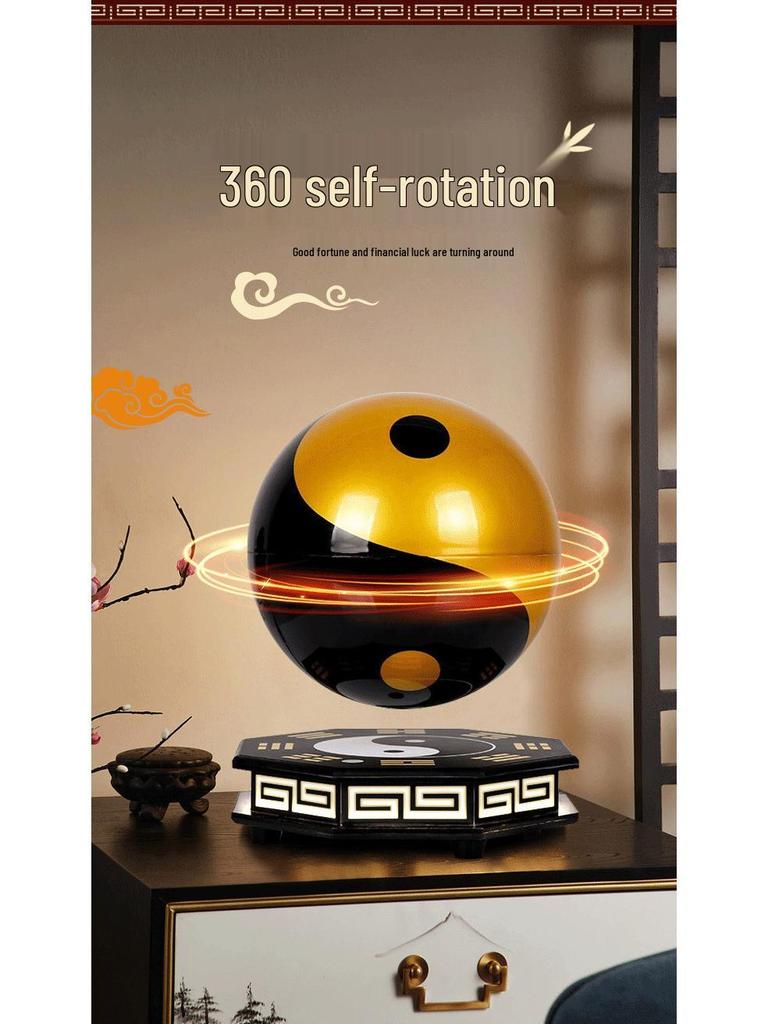 Magnetic Levitation Tai Chi Feng Shui Ball - Housewarming, Office, and Living Room Decor Ornament
