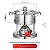 Mini Persönlicher Edelstahl Gas Hot Pot