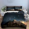 Pyramid Starry Night Decor Set Soft Comfortable Duvet Cover Bedding Set Included 1*Duvet Cover & 2*Pillowcases, Gift