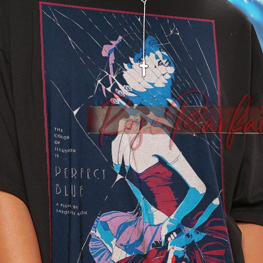 PERFECT BLUE Anime Tshirt Perfect Blue Shirt Perfect Blue Vintage Tees Perf Unisex T-Shirt XXXXL