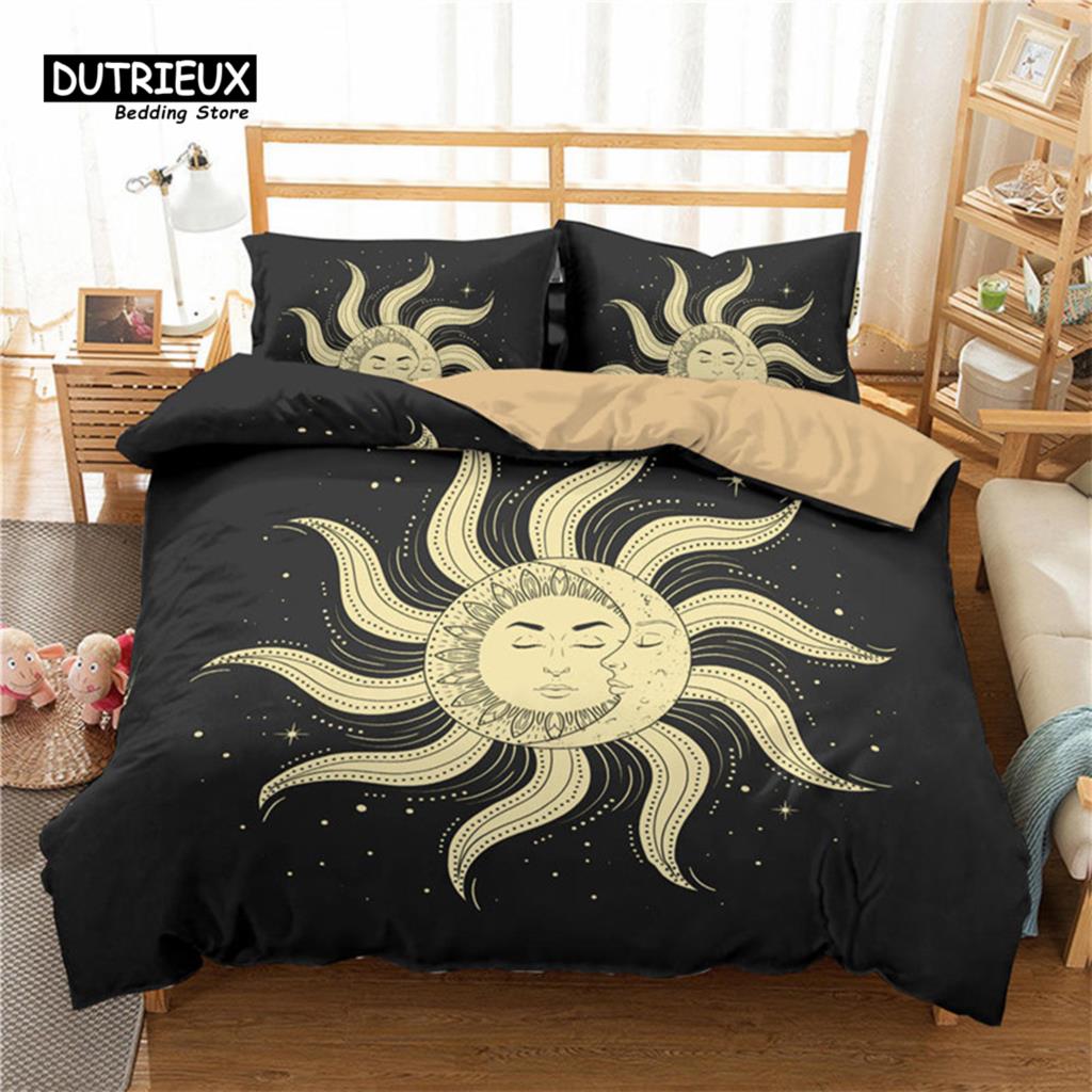 Comfortable Stylish Pattern Duvet Cover Set With Duvet Cover And Pillowcases King Queen Twin Sizes For Boys Girls And Kids
