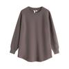 Large Size Women's Winter New-style Sweater with Round Neckline, As A Stylish Base Layer and Long-sleeved Top