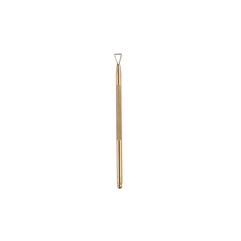 Stainless Steel Anti-Slip Cuticle and Nail Polish Remover Tool