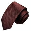 [Michiko London] Wrinkle-resistant Bonded Fabric with Lining for Added Volume. Made In Japan. KOSHINO Brand Tie. Solid Color, 100% Silk. Unisex.
