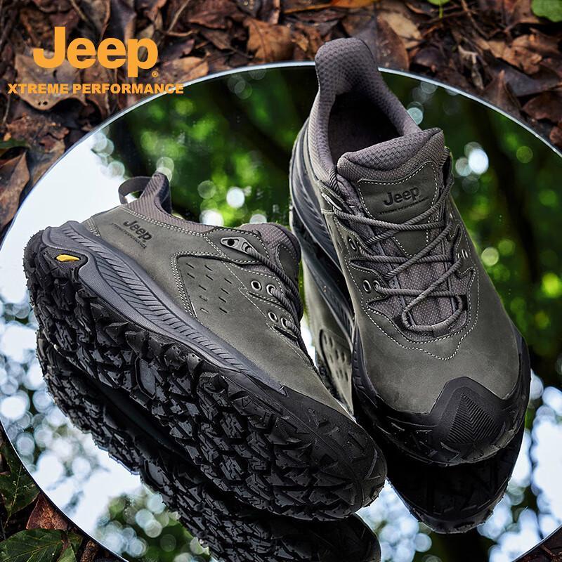 Jeep Men s High-Top Cushioned Outdoor Shoes M