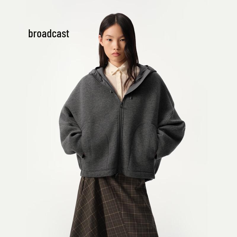 

Fashion Casual Hooded Spliced Sweatshirt Jacket S