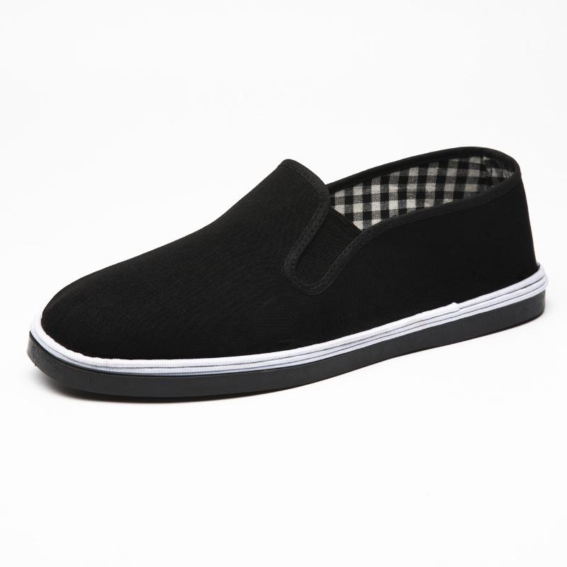 Cloth Shoes Old Beijing Cloth Shoes Men's Tire Sole Cloth Shoes Black Cloth Shoes Canvas Shoes Cow Tendon Sole Cloth Shoes Spring and Autumn Single Sh