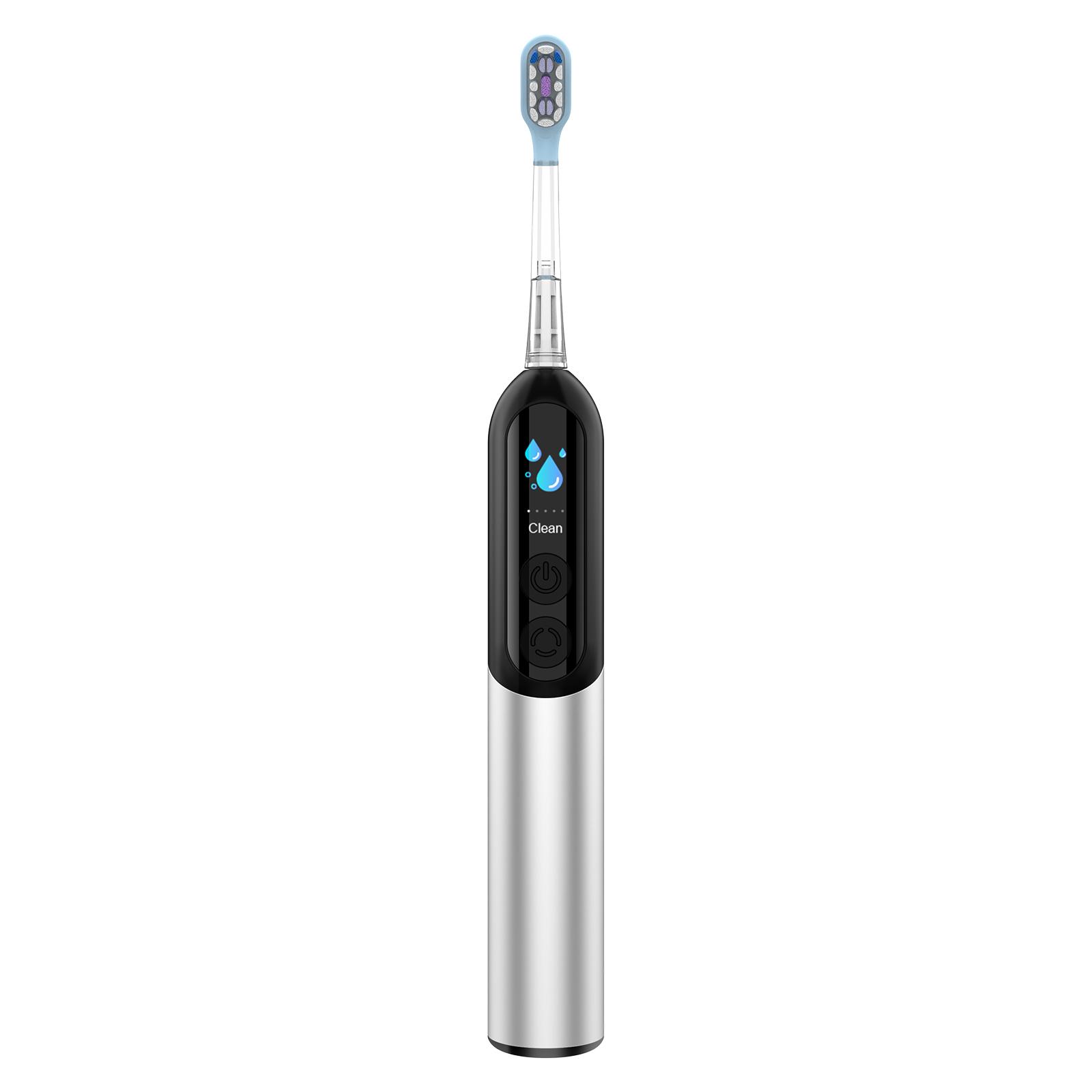 Best Selling Sonic Automatic Teeth Cleaner Round Travel Electric Toothbrush for Adult