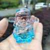 Crystal Glass God of Wealth Ornament: Home & Wedding Decoration Gift