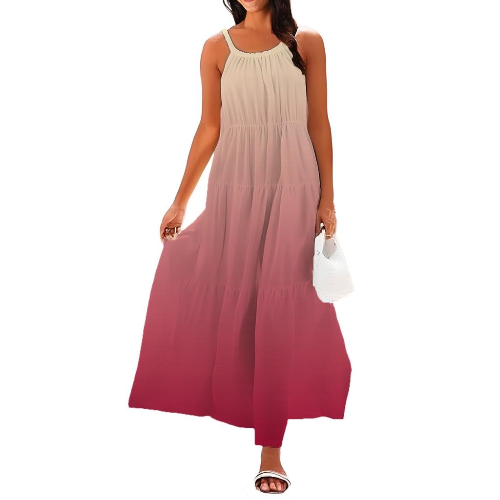 Women's Summer Casual Fashion Suspender Sleeveless Dress