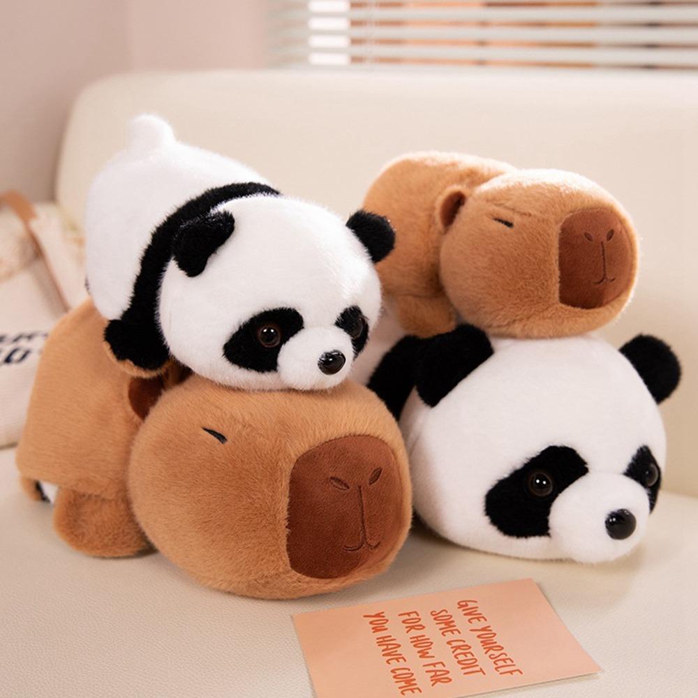 

Soft Stuffed Panda Flipped Pufferfish Toys PP Cotton Plush Toy Cute Kapybara Plush Doll Home L